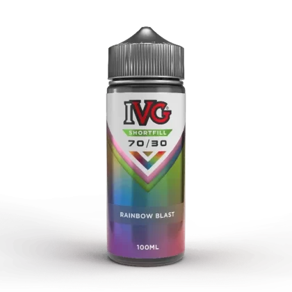 IVG 100ml Shortfill 70/30 Rainbow Blast