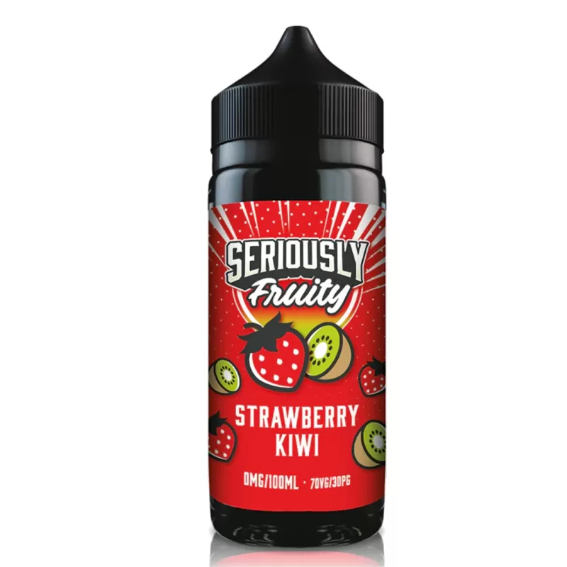 Seriously Fruity Strawberry Kiwi 100ml Short Fill E Liquid - Vapourdays Co