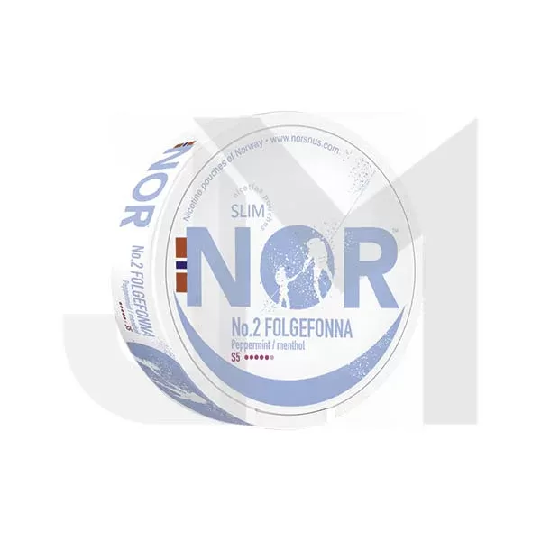 16mg NOR Slim Folgefonna Nicotine Pouches – 20 Pouches