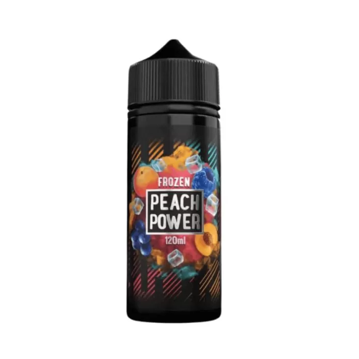 Frozen Peach Power E-Liquid - Sam Vapes - 18 mg / 60 ml - Image 2