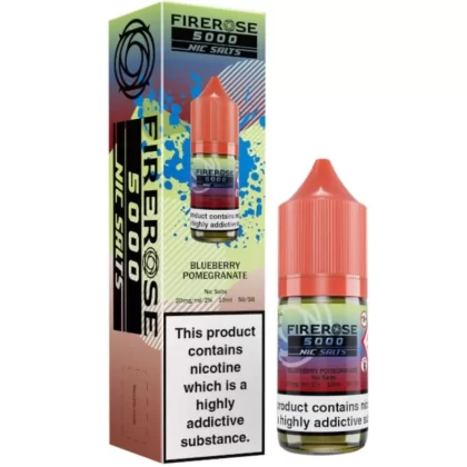 Blueberry Pomegranate Nic Salt E-Liquid Firerose 5000 by ELUX (10ml) - 20mg