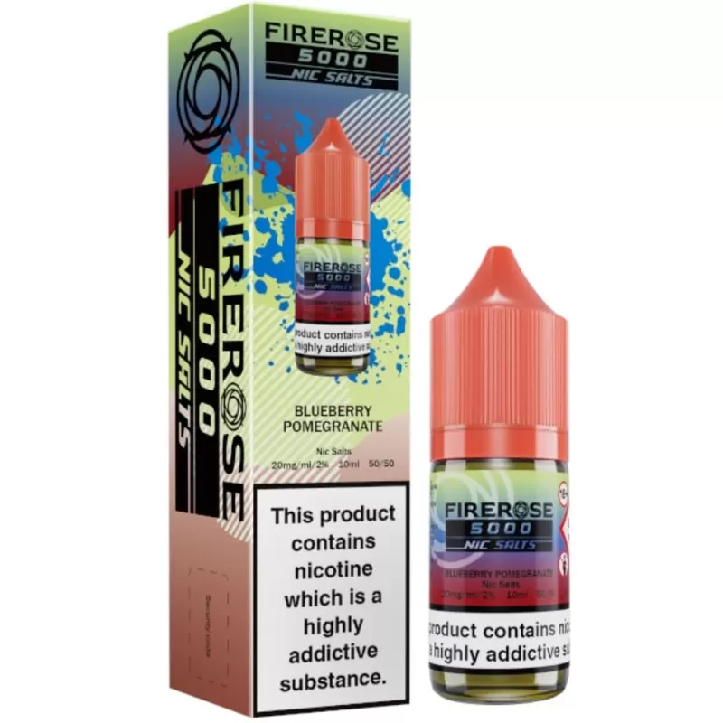 Blueberry Pomegranate Nic Salt E-Liquid Firerose 5000 by ELUX (10ml) - 20mg
