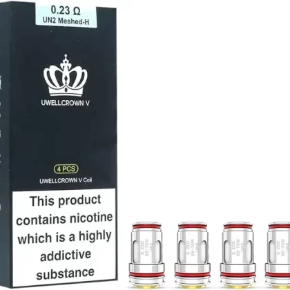 Uwell Crown V Replacement Coils 5pk - Resistance#0.23ohm>0.2ohm>0.3ohm