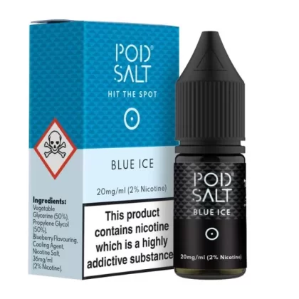 Pod Salt Blue Ice Nic Salt E-Liquid - 20mg
