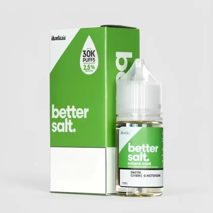 Vapetasia Bettersalt Salt – Miami Mint – 30ml Salt Nic 50/50 - Vape Product, Vape Product; Vape Product, Vape Product (98761A)