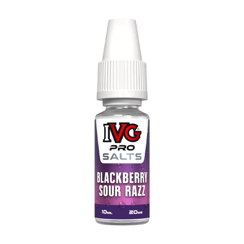 Blackberry Sour Razz Nic Salt by IVG Pro - 10ml - 20mg - Vape Product (AE4F4F)