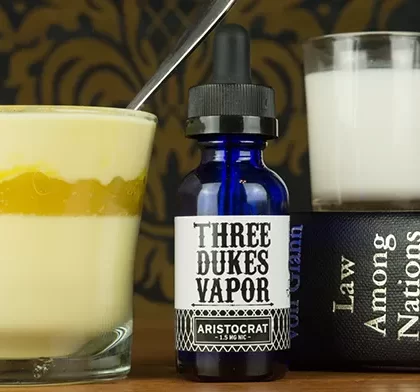 Three Dukes Vapor The Aristocrat Citrus Dessert Custard - Mangovape.Com