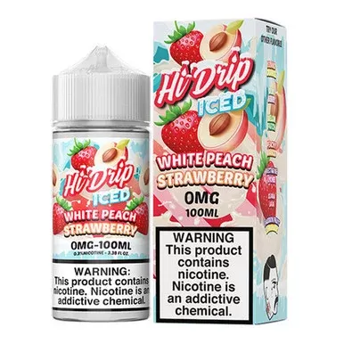 White Peach Strawberry Iced by Hi-Drip E-Juice 100ml