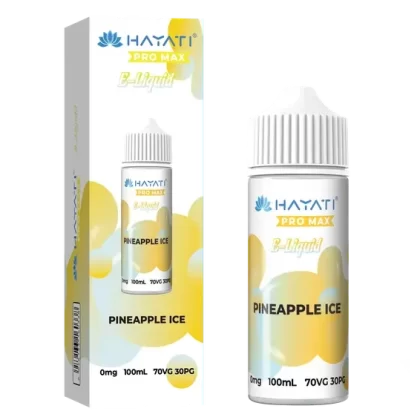 PINEAPPLE ICE HAYATI PRO MAX E-LIQUID 100ML NO NICOTINE