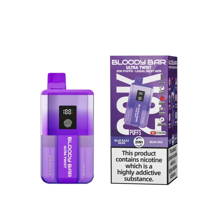 Bloody Bar Ultra Twist 20K Prefilled Vape Kit - Image 3