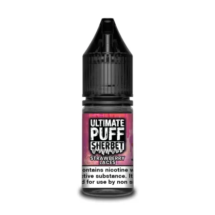 Ultimate Puff Sherbet Strawberry Laces 10ml Vape Juice - 10 Pack - Strength 6mg