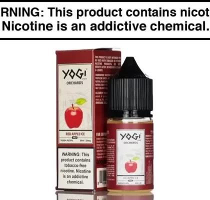 RED APPLE ICE BY YOGI ORCHARDS SALT 30ML - Vapejuice