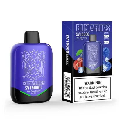 HorizonTech Binaries SV15000 Disposable Vape 15000 Puffs - Flavor#Mint>Triple Berries Ice>Blue Razz Ice>Strawberry Banana Ice>Watermelon Ice>Cherry Cola Ice>Peach Mango Ice>Kiwi Strawberry I
