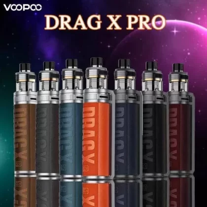 VOOPOO DRAG X PRO POD KIT - COLOR#CALIFOMIA ORANGE>CLASSIC BLACK>GARDA BLUE>GOBI GRAY>MYSTIC RED>SAHARA BROWN>SAPPHIRE BLUE