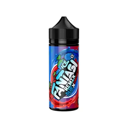 Fantasi Remix Blue Raspberry x Cherry Ice 100ml Shortfill E-Liquid - Strength#0mg
