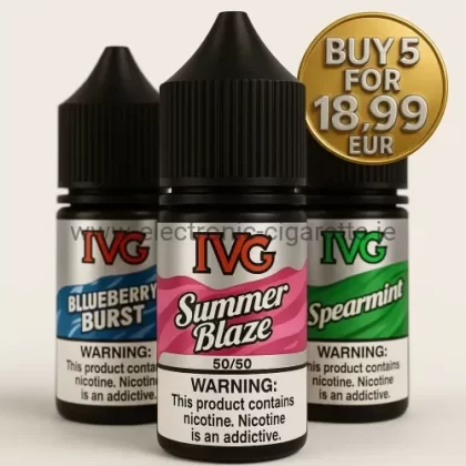 IVG 50:50 E Liquid All Flavors (5PCS)