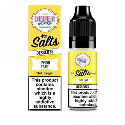 Dinner Lady Lemon Tart Nic Salt E Liquid (10ml)
