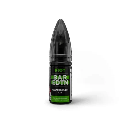 WATERMELON ICE RIOT BAR EDTN NICOTINE SALT E-LIQUID BY RIOT SQUAD
