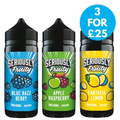 0mg Seriously Fruity by Doozy Vape 100ml Shortfill (70VG/30PG) - Vape Co