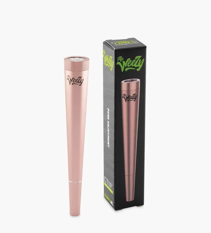 CTIP | Weezy Smoking Pipe | 4in Long – Aluminum – Rose Gold - Ejuicewarehouse