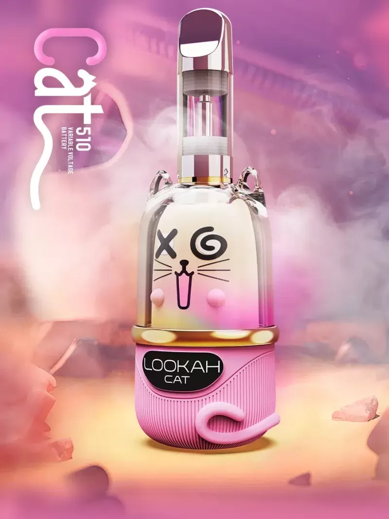 Lookah Cat 510 Thread Vape Cart Battery - Discountvapepen - Image 2