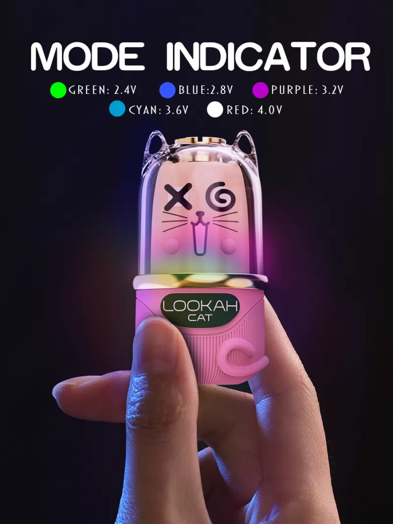 Lookah Cat 510 Thread Vape Cart Battery - Discountvapepen - Image 3