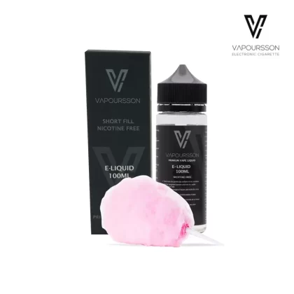 Vapoursson e-Liquid – Candyfloss 0mg 100ml Shortfill | Cigee