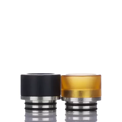 VaporDNA Wide Bore 810 Drip Tip - Black Delrin, Ultem