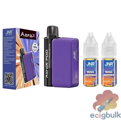 JNR AeroX 32000 | 32K Puffs Rechargeable Vape Kit with Refillable System
