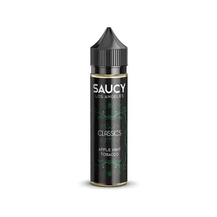 Apple Mint Tobacco E-Liquid by Saucy - Size#60ml~Nicotine#0MG>3MG>6MG