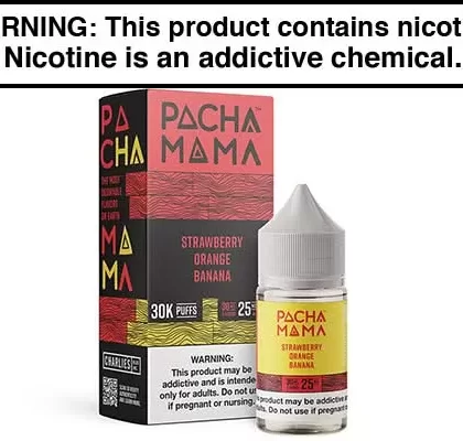 STRAWBERRY ORANGE BANANA BY PACHAMAMA PLUS METATINE 30ML - Vapejuice