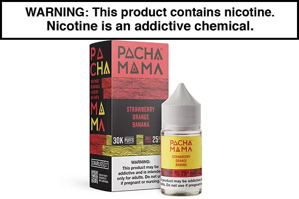 STRAWBERRY ORANGE BANANA BY PACHAMAMA PLUS METATINE 30ML - Vapejuice