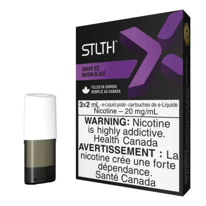 STLTH X Pod Pack - Grape Ice - 20 mg/mL (promo)(wholeseller) - Excise ON, BOLD 50 (20 mg/mL)(promo)(wholeseller) - Excise ON