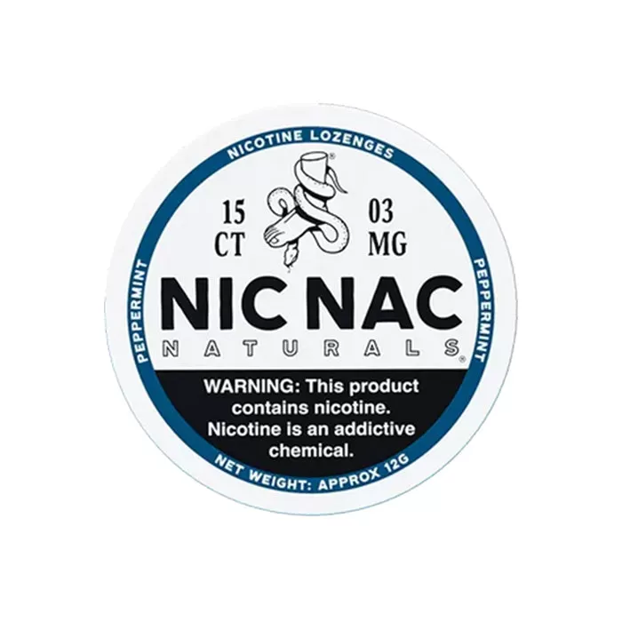 Nic Nac Peppermint Nicotine Lozenges - Ukecigstore - Image 3