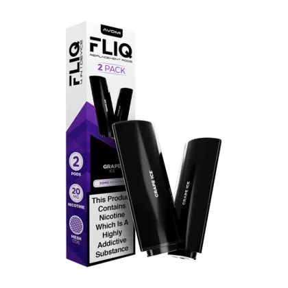 Grape Ice Avomi Fliq 4in1 Pods - 20mg - Vape Product (1BFD93)