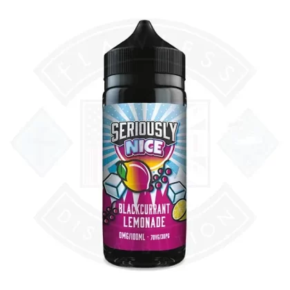 Doozy Vape Seriously Nice Blackcurrant Lemonade 0mg 100ml Shortfill - Eliquidsupply