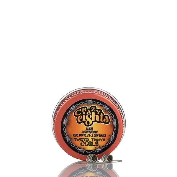 Twiztid Timmy’s Coils Crazy Ei8hts Aliens – 3mm 0.25/0.3 ohm - Vapejuice