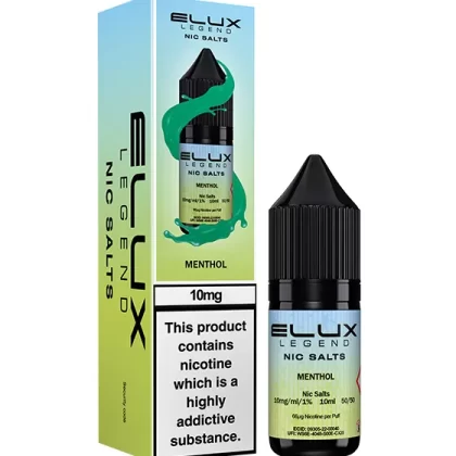 Menthol Nic Salt E-Liquid - Elux Legend - 20mg - PG 50%