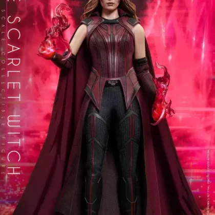 Chaos Magic Witch Scarlet Witch Cosplay Costume - Red Reality Warper Outfit