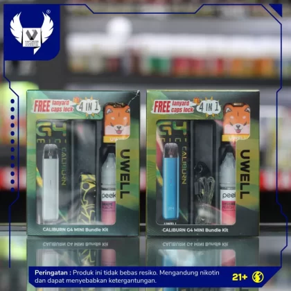 UWELL CALIBURN G4 MINI BUNDLE KIT - Vaporizerjakarta