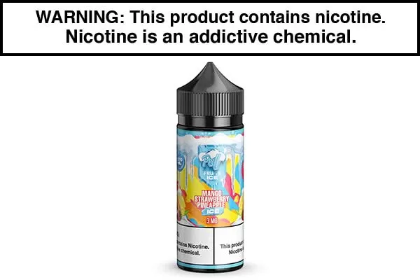 MANGO STRAWBERRY PINEAPPLE ICE BY PUFF FRUITS 100ML - Vapejuice