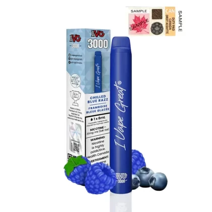 IVG 3000 – CHILLED BLUE RAZZ