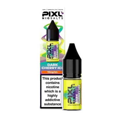 Pixl Dark Cherry Ice Nic Salt E-Liquid - 10 Pack - 20mg