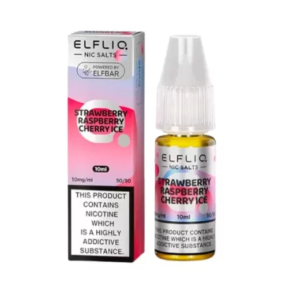 ELFLIQ Strawberry Raspberry Cherry Ice Nic Salt - 20mg