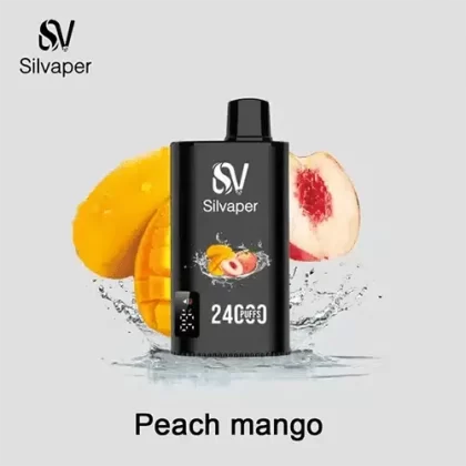 Silvaper 24000 Puffs Disposable Vape - flavors#Banana Ice>Blue Razz Lemonade>Blueberry Ice>Blueberry Pomegranate>Cherry Watermelon Freeze>Coffee>Cola Ice>Cool Mint>Energy Drink>Grape Ice>Gra