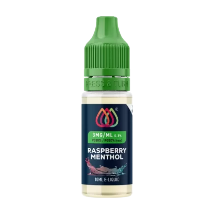 Raspberry Menthol E-Liquid by Aquavape - 10ml - 3mg - Vape Product