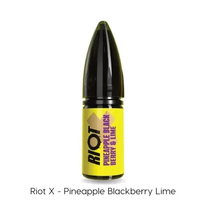 Pineapple Blackberry & Lime Riot X Nic Salt E-Liquid by Riot Squad