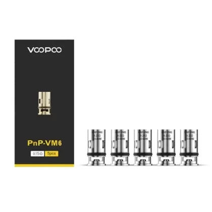 Voopoo PNP Coils (5 Pack) - Resistance#PnP-VM6>PnP-VM5>PnP-VM3>Pnp - TR1 (C5185E)