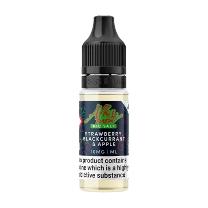 Strawberry, Blackcurrant & Apple Nic Salt by Alka Mist 10ml - 10mg - Vape Product (33D83E)