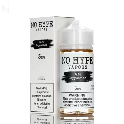No Hype Vapors - Cafe Cappuccino - 100mL - 6mg